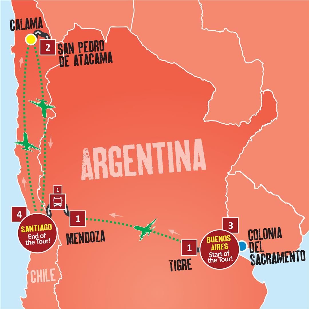 tourhub | Expat Explore Travel | Argentina, Atacama Desert & Chile Delights 